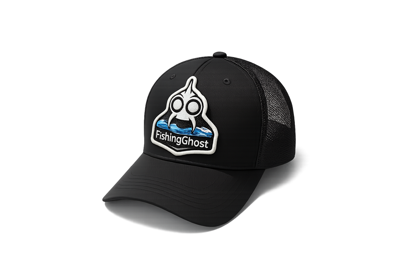 Wave Cap · Black Mesh